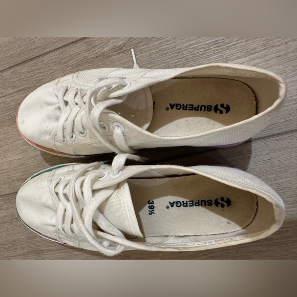Superga platform sneakers size 8.5 women’s size - Picture 2 of 11